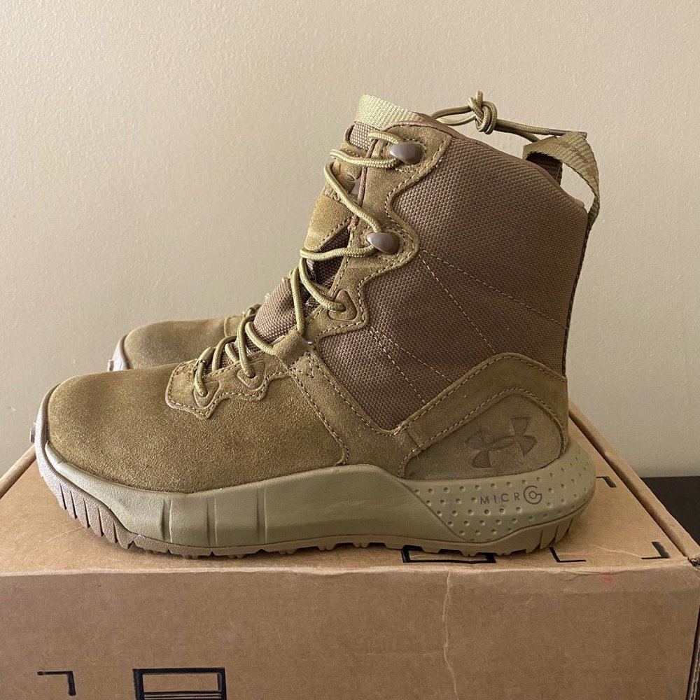 Under Armour Men's Tactical Ankle Boots in Olive Green